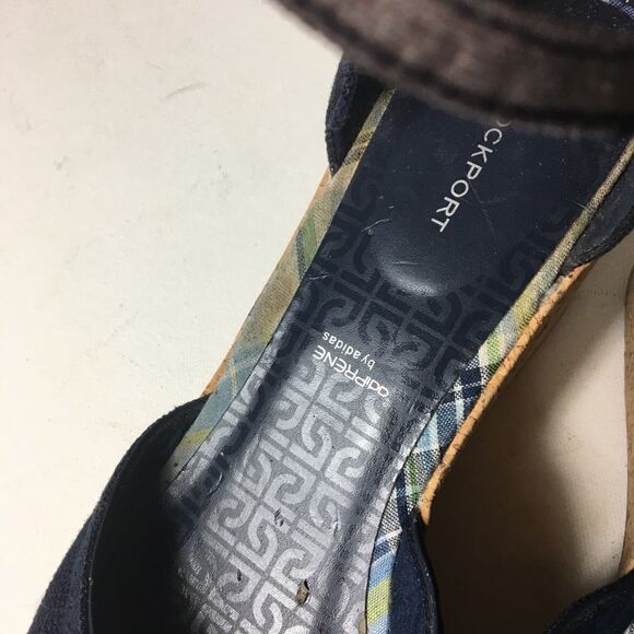 Rockport by Adidas sandals wedge cork SZ 10.5 - Picture 7 of 12